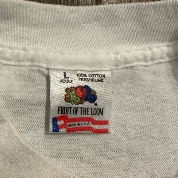 Vintage 90's Grand Slam Baseball Tee T Shirt L Single Stitch USA Fruit of Loom - Picture 5 of 9
